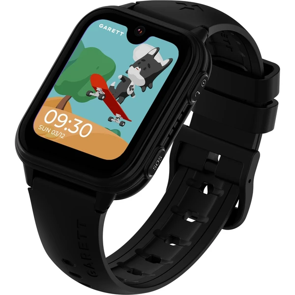 Garett Kids Vibe 4G múdre hodinky čierne - Inteligentné hodinky - Hlavný obrázok