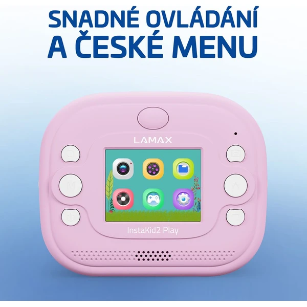 LAMAX InstaKid2 Play detský fotoaparát ružový - Fotoaparáty - Obrázok CDAK000K01