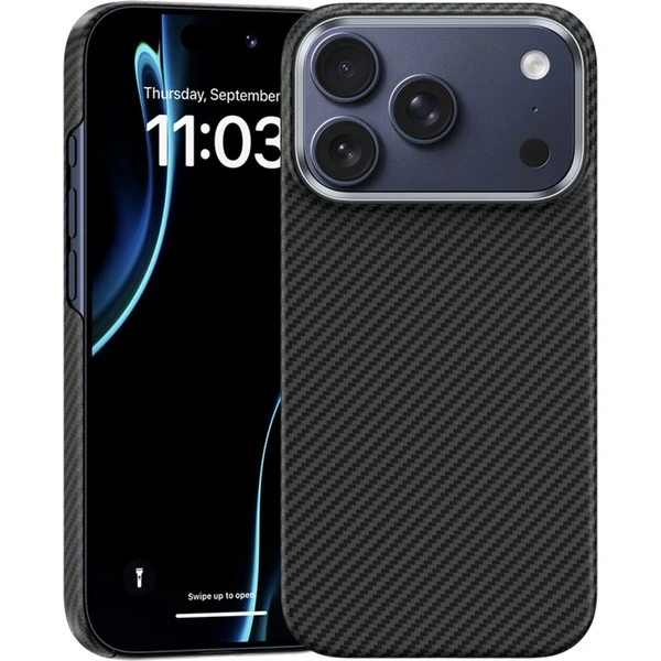 Benks ArmorAir 600D Kevlar MagSafe kryt iPhone 17 Pro Black - Puzdra - Obrázok CDCK000K01