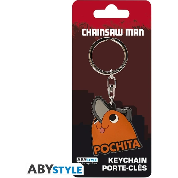 Kľúčenka Abysse Corp Chainsaw Man - Pochita - Kľúčenky - Obrázok CDXH000K01