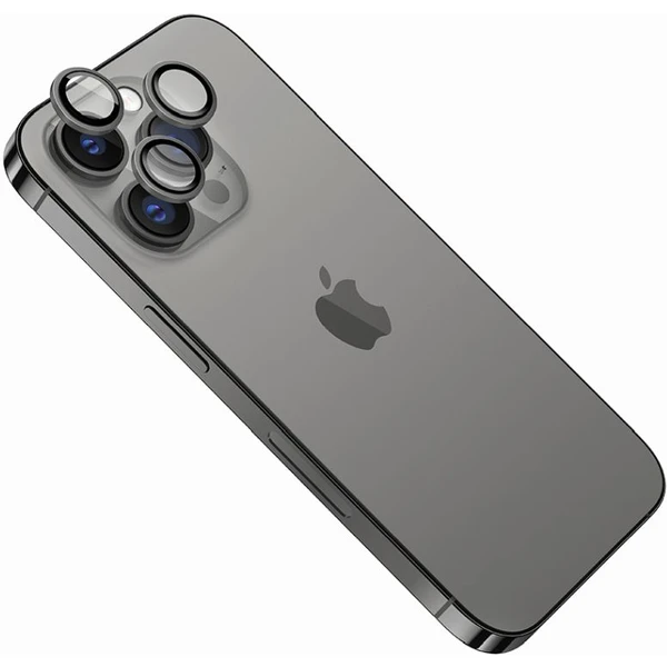 FIXED Camera Glass ochranné sklá Apple iPhone 15 Pro/15 Pro Max vesmírne šedá - Ochranné fólie a sklo - Hlavný obrázok