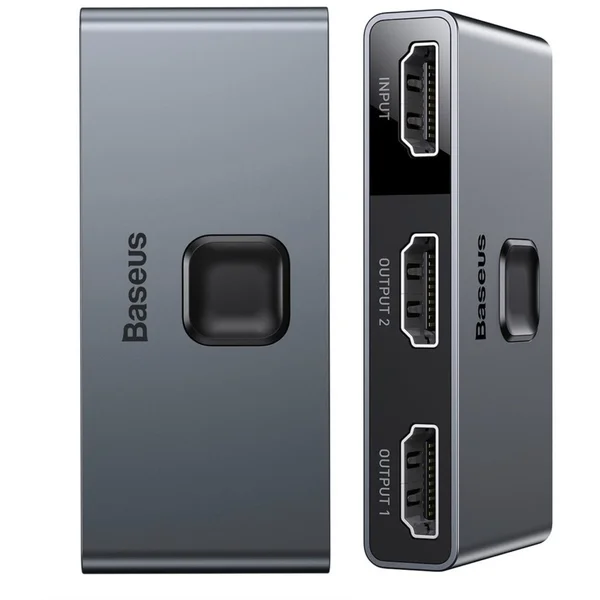 Baseus Matrix HDMI Splitter vesmírne šedý - Redukcie - Hlavný obrázok