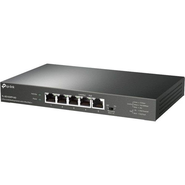 Prepínač TP-Link TL-SG105PP-M2 - Switche - Obrázok CF61000N01