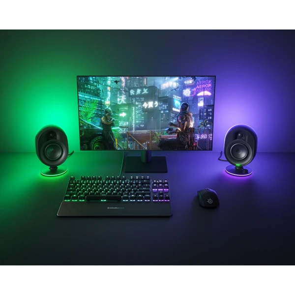 SteelSeries Arena 7 herné reproduktory 2.1 čierne - Reproduktory - Obrázok CFT3700301