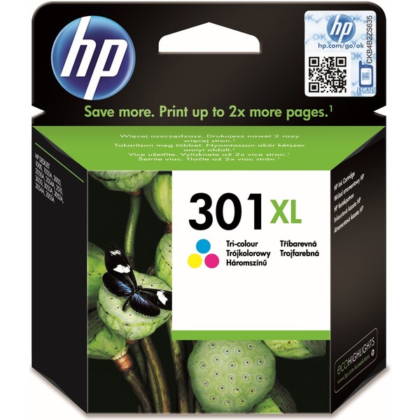 E-shop HP CH564EE č. 301XL Viacfarebná originálna