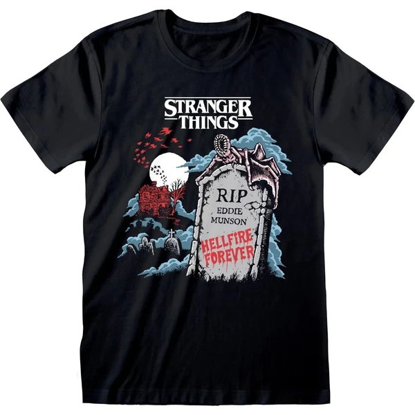 Tričko Stranger Things - RIP Eddie M - Tričká - Hlavný obrázok