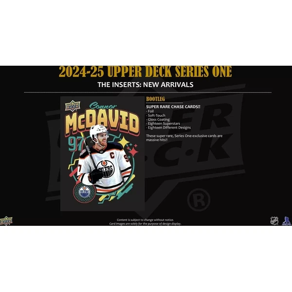 Hokejové karty 2025-26 Upper Deck Series 1 Hockey Hobby Box - Hokejové karty - Obrázok CG4K000K01