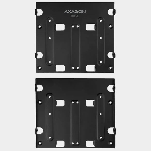 AXAGON RHD435 kovový rámček pre 4x 2.5" alebo 2x 2.5" HDD/SSD a 1x 3.5" HDD do 5.25" pozície - Rámiky na disky - Obrázok CG7HF00101
