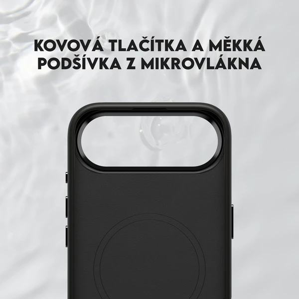 PanzerGlass® CARE Flow kryt s MagSafe Apple iPhone Air čierny - Puzdra - Obrázok CGDH000K01
