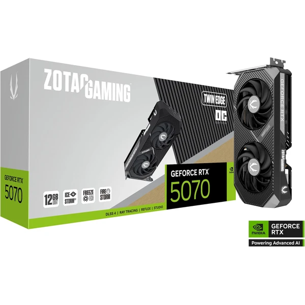 ZOTAC NVIDIA GeForce RTX 5070 Twin Edge OC - Grafické karty - Obrázok CHLI000K01
