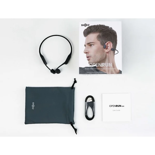 Shokz OpenRun Bluetooth slúchadlá pred uši čierna - Slúchadlá - Obrázok CHMA100501