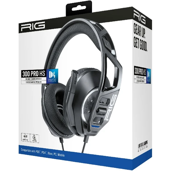 Nacon RIG 300 PRO HS herný headset pre PS4/PS5 čierny - Slúchadlá - Obrázok CI37700301