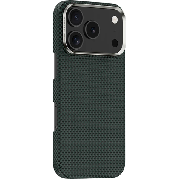 Benks ArmorTint Kevlar MagSafe kryt iPhone 17 Pro PolarLight Green - Puzdra - Hlavný obrázok