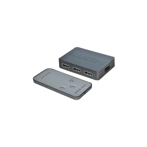 PremiumCord HDMI switch 3:1 plastový s diaľkovým ovládačom - Ostatné - Hlavný obrázok