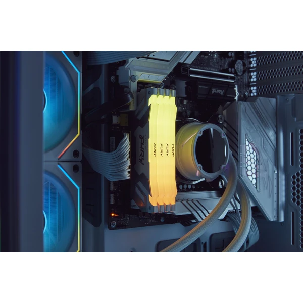 Kingston FURY Renegade White RGB DDR5 16GB 6400MT/s CL32 DIMM (1x16GB) XMP - Operačné pamäte - Obrázok CJXN100501