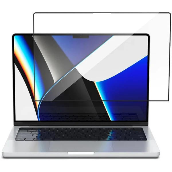 Spigen Glas.tr Slim sklo MacBook Pro 14" M4 2024/M3 2023/M2 2023/M1 2021 - Ochranné fólie a sklo - Obrázok CLEZ600301