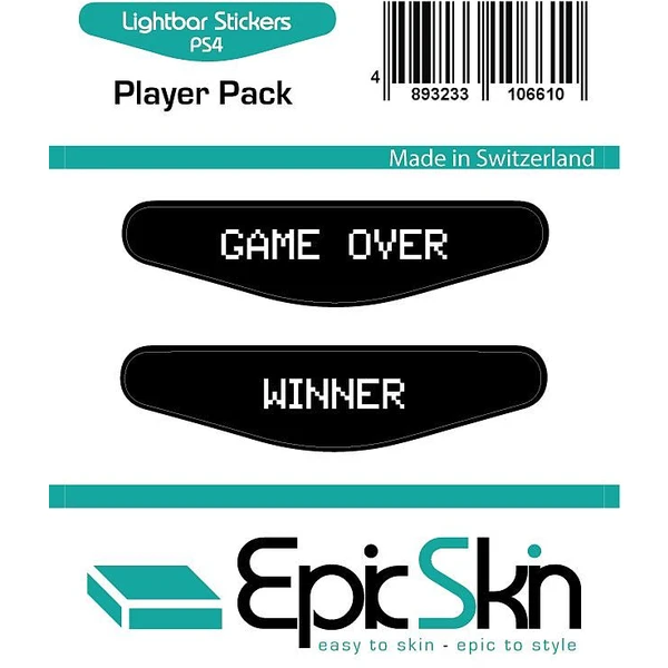 Epic Skin PS4 Lightbar Player Pack personalizované samolepky pre DualSchock - Polepy a nálepky - Obrázok CLHI100201