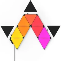 Nanoleaf Shapes Black Triangles šikovné trojuholníkové osvetlenie, rozširujúci balíček, 3 kusy - Inteligentné osvetlenie