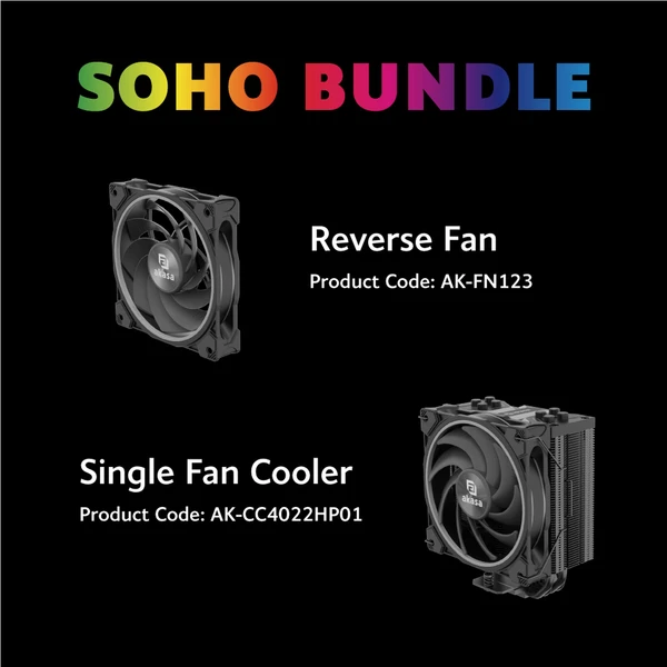 AKASA Soho H4 Plus Reverse Kit - Chladiče - Obrázok CM0M000K01
