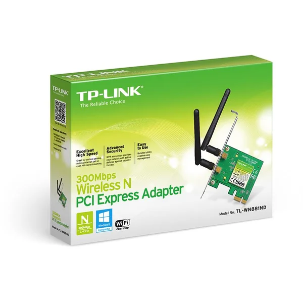 TP-LINK TL-WN881ND - Sieťové karty - Obrázok CMW0100501