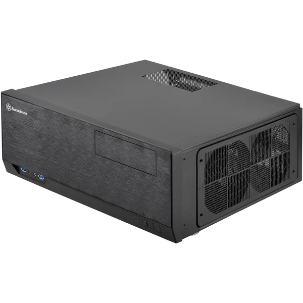 SilverStone GD09B Grandia čierna - Počítačové skrine - Obrázok CN0WF00101