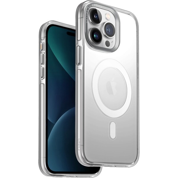 UNIQ HYBRID IPHONE 15 PRO (2023) 6.1 MAGCLICK CHARGING CALIO - NUDE (TRANSPARENT)