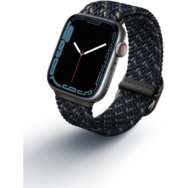 UNIQ Aspen Designer Edition remienok Apple Watch 46/45/44/42mm Obsidian Blue - Remienky - Hlavný obrázok