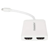 PremiumCord Mini DisplayPort/2x HDMI redukcia 0,2m biela - Káble a redukcie