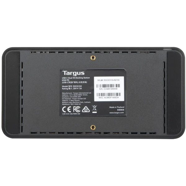 Targus USB-C DV4K univerzálna  - Dokovacie stanice - Obrázok CPQY600301