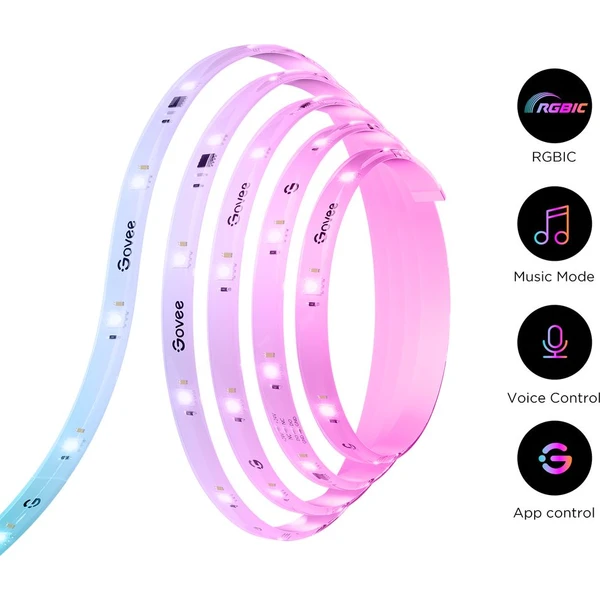 Govee WiFi RGBICW Smart PRE LED pásik 10m MATTER - extra odolný - LED pásy - Obrázok CQKK000K01