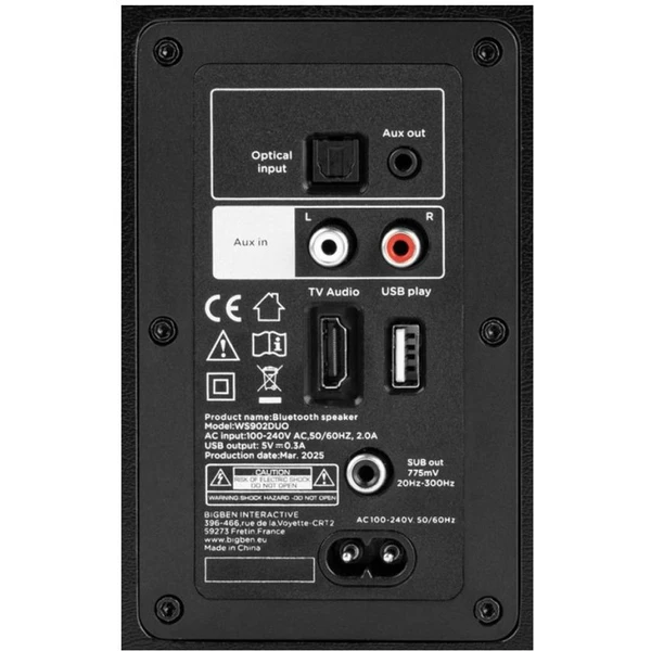 Thomson WS902DUO Bluetooth reproduktory hnedé - Reproduktory - Obrázok CQWL000K01