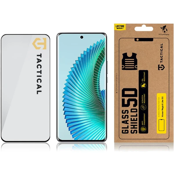 Tactical Glass Shield 5D sklo pre Honor Magic6 Lite 5G čierne - Ochranné fólie a sklo - Obrázok CR83000K01