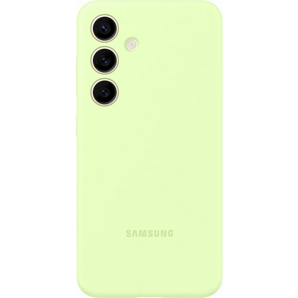 Samsung Silicone Case Galaxy S24 Svetlo zelený - Puzdra - Hlavný obrázok