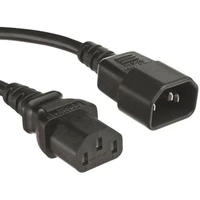 PremiumCord IEC C13/IEC C14 napájací predlžovací kábel 230V 5m čierny - Káble a redukcie