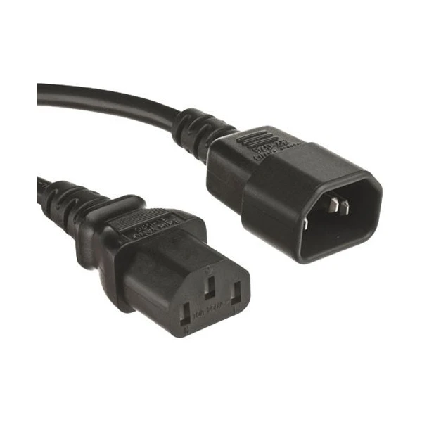PremiumCord IEC C13/IEC C14 napájací predlžovací kábel 230V 5m čierny - Káble a redukcie - Hlavný obrázok