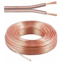 PremiumCord Káble na prepojenie reprosústav 99,9% meď 2x2,5mm2 50m - Káble