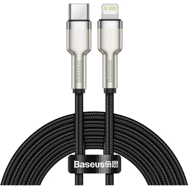 Baseus Cafule USB-C/Lightning napájací kábel 20W 2m čierny - Káble a redukcie - Hlavný obrázok