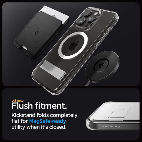 Spigen Ultra Hybrid S MagFit kryt iPhone 15 Pro číry - Puzdra - Obrázok CSW8000601