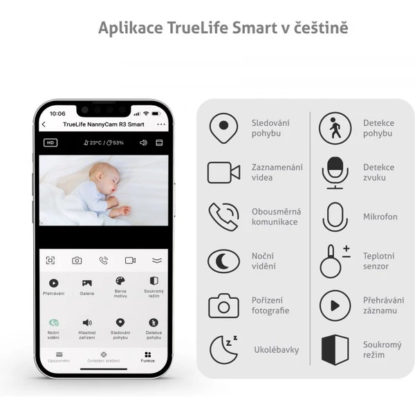 TrueLife NannyCam R3 Smart - Kamery - Obrázok CSWL300401