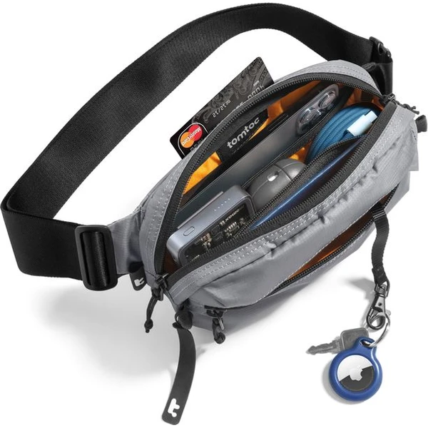 tomtoc Aviator T33 taška cez rameno S šedá - Popruhy a crossbody - Obrázok CTCG000K01