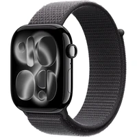 Apple Watch 49/46/45/44mm tmavo šedý prevliekací športový remienok - Remienky