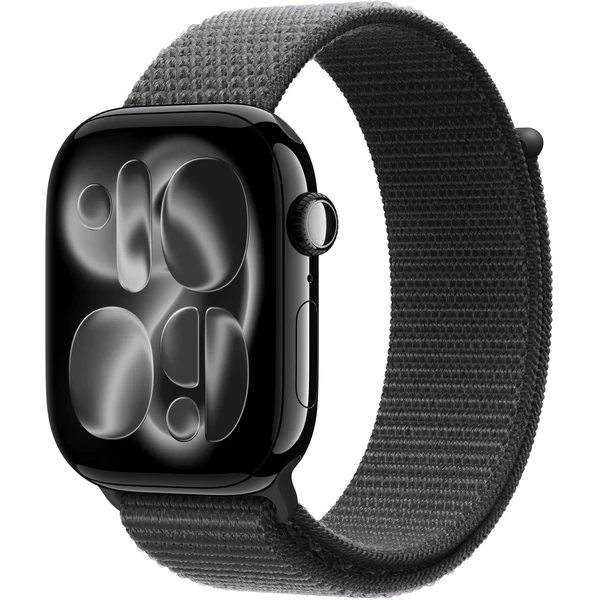 Apple Watch 49/46/45/44mm tmavo šedý prevliekací športový remienok - Remienky - Hlavný obrázok