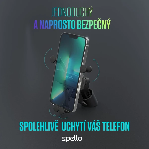 Spello Spider držiak do auta čierny - Držiaky - Obrázok CTYH300401