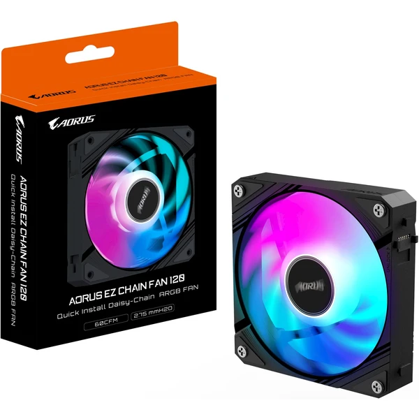 GIGABYTE AORUS EZ CHAIN ??FAN 120 - Ventilátory pre PC - Obrázok CU5H000K01