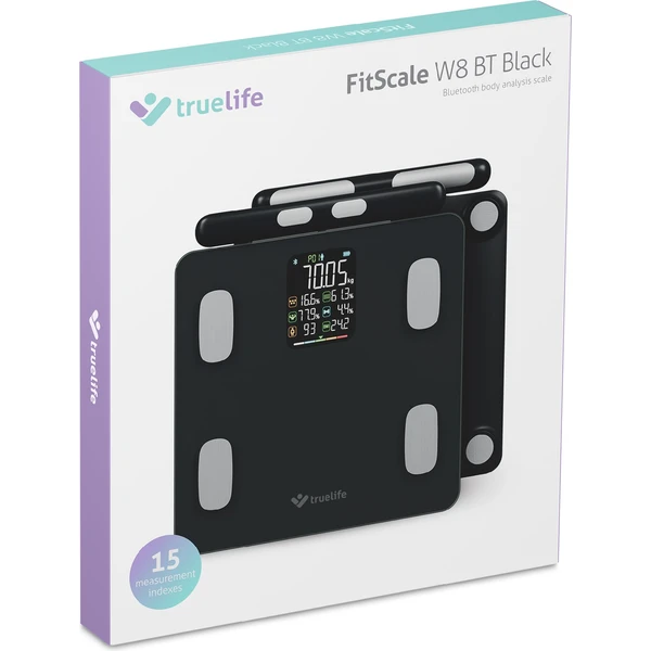 TrueLife FitScale W8 múdra váha čierna - Inteligentné váhy - Obrázok CVUL000K01