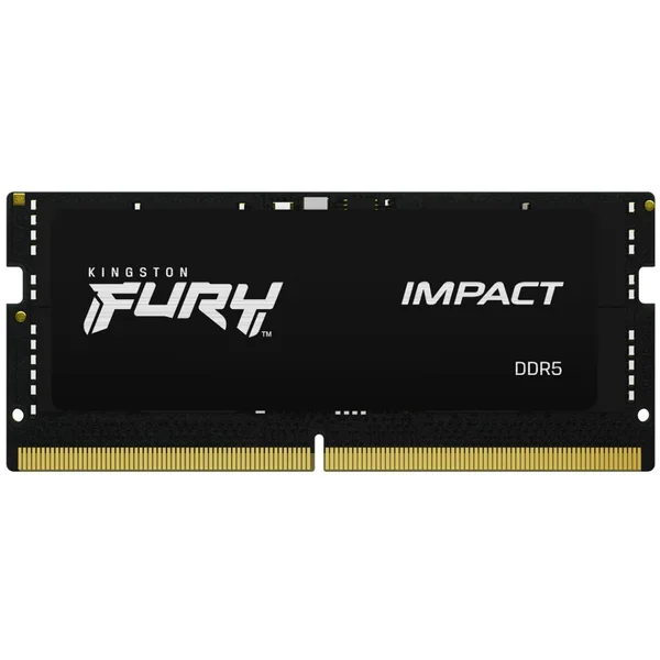 Kingston FURY Impact Black DDR5 8GB 4800MT/S CL38 SO-DIMM (1x8GB) XMP - Operačné pamäte - Hlavný obrázok