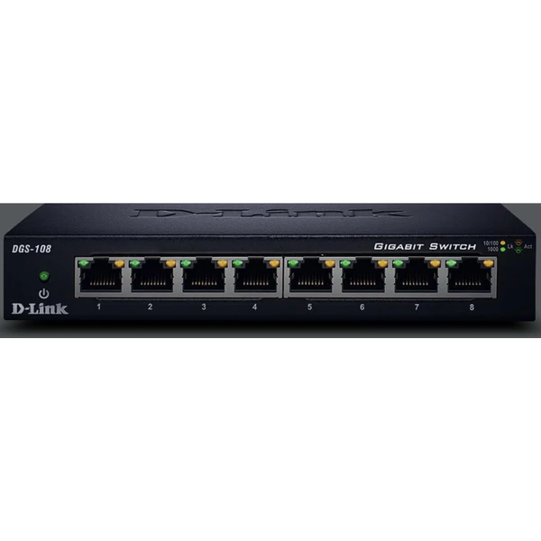 Prepínač D-Link DGS-108 - Switche - Obrázok CWCZ000501