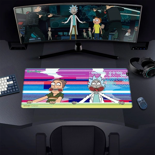 Herná podložka Rick and Morty - Glitched XL - Podložky - Obrázok CWQF000K01