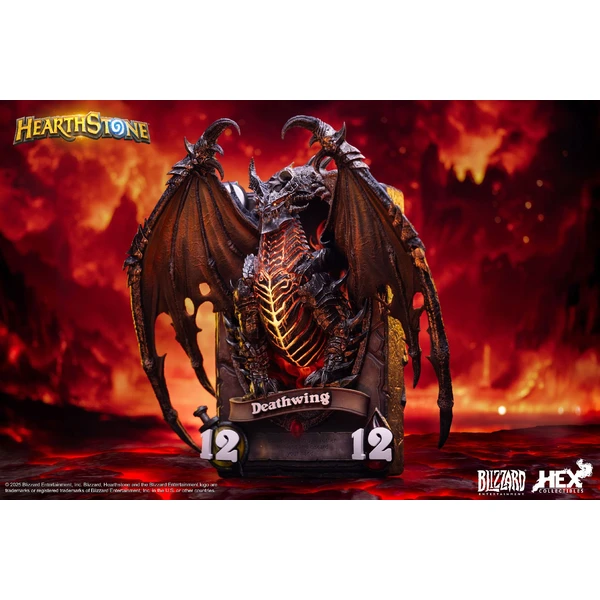 Soška HEX Collectibles Blizzard: Hearthstone - Deathwing 3D Art Frame - Sochy a sošky - Obrázok CXWF000K01