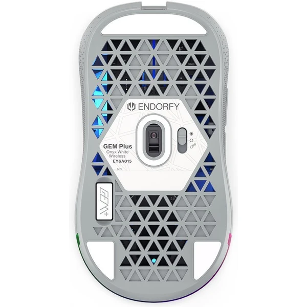 Endorfy Gem Plus OWH PAW3395 bezdrôtová myš biela - Myši - Obrázok CXZ6G00101